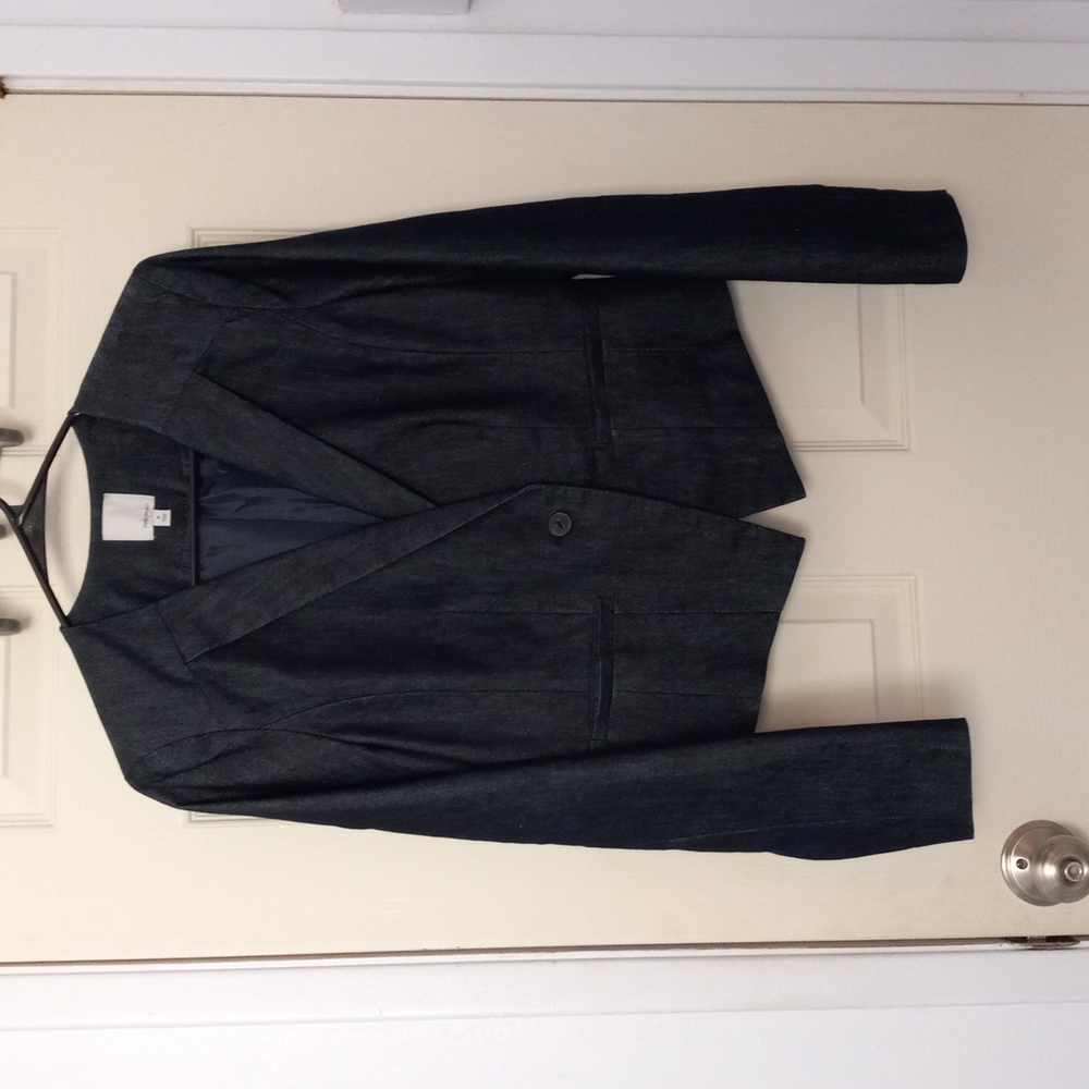 *NEW* "HALOGEN" LADIES DENIM BLAZER   SIZE M